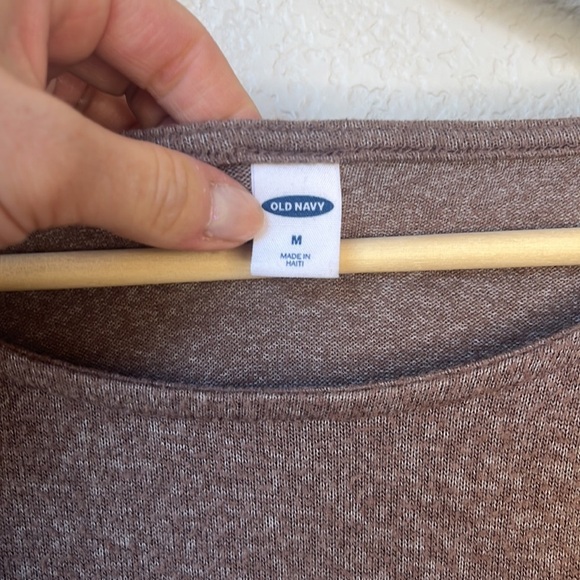 Old Navy Long Sleeve Shirt Brown Size Medium - Picture 6 of 9